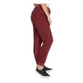 thumbnail image 2 of SEVEN7 Womens Maroon Pocketed Drawstring Utility Joggers Pants M, 2 of 4