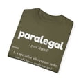 thumbnail image 3 of Hilarious Paralegal Meaning Description Legal Assistant Fan Humorous Lawyer Paralegals Litigator Enthusiast Unisex Garment-Dyed T-shirt, 3 of 4