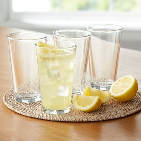 Mainstays 16-Ounce All-Purpose Cooler Glasses, Set of 12