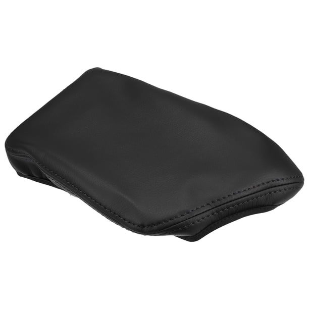 Cubierta de reposabrazos de consola central de coche para Volvo XC60 2018-2022 cubierta de reposabrazos Interior de cuero de imitación almohadilla de cojín de codo negro