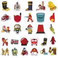 thumbnail image 4 of Pegatinas para camiones de bomberos y días de incendios, 50 unidades/lote, 4 of 5