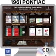 thumbnail image 2 of Detroit Iron OEM 1961 Pontiac Shop Manuals, Owner Manual, Sales Literature & Parts Books on CD, 2 of 3