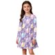 thumbnail image 1 of Vestido de manga larga con cuello redondo para niñas, vestido elástico de manga larga, corte A, estilo patinador con volantes, vestido de recital escolar, vestido de manga larga con cuello redondo par, 1 of 6