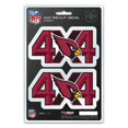 thumbnail image 1 of Arizona Cardinals 4x4 Decal Pack, 1 of 1