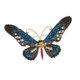 thumbnail image 2 of Broche de mariposas, alfiler de aleación colorido con diamantes de imitación, joyería para abrigo, suéter, decoración, azul, 2 of 8