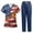 02-Saffron, variant on 250th Anniversary USA Scrubs Set for Women, 4th of July V-Neck Short Sleeve Top & Pants, Soft Breathable Medical Uniform with Pockets for Nurses & Caregivers 01-Dark Blue XXL
