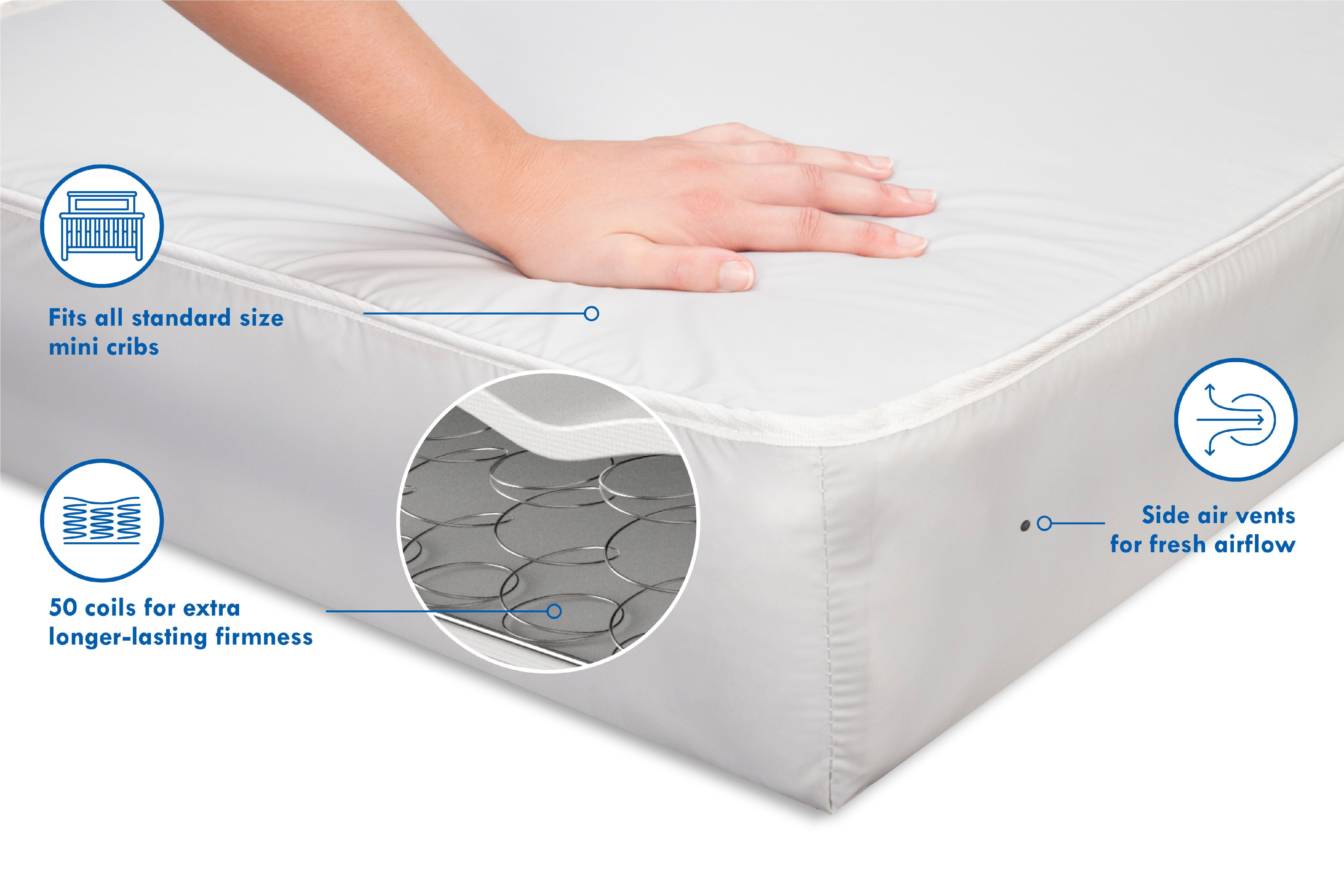 mini crib mattress walmart