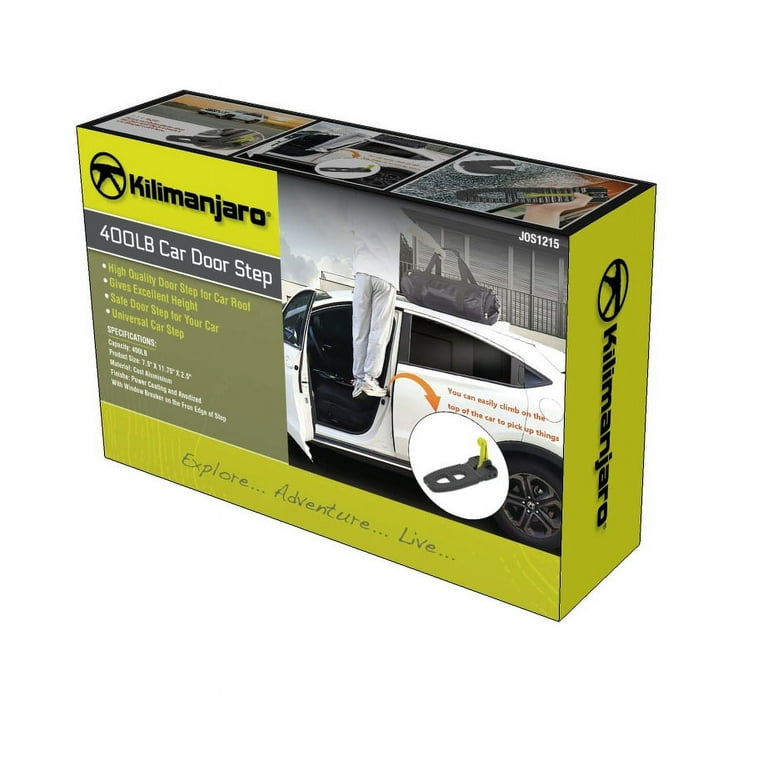 Kilimanjaro 2 Piece Car Door Latch Utility Step with Emergency Glass Breaker[duplicate] - 240405, Size: One Size