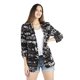 thumbnail image 1 of Blazer negro letras blancas AMAD Casual para mujer Talla S, 1 of 5