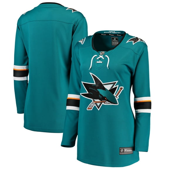 Women's Fanatics Teal San Jose Sharks Home Breakaway Jersey