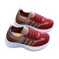 thumbnail image 4 of Girls Tennis Shoes, Kids Sneakers, Basketball Shoes, Toddler Shoes Boys Girls Walking Shoes Toddler Slip On Shoes Wide Kids Tennis Shoes Lightweight Toddler Shoes Baby Sneakers, Red US-2Y/EU-31, 4 of 5