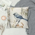 thumbnail image 2 of Chilfamy Fall Decor Birds on the Branches Pillow Covers for Couch Sofa Indoor Outdoor Short Plush Pillowcase 1PC 12x12in, 2 of 5