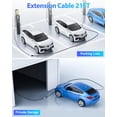 thumbnail image 6 of EV Charger Extension Cable, J1772 Extension Cable 50A 21FT Charging Cord for Electric Vehicle 110V-240V Compatible for All SAE J1772 Chargers (50A - 21FT), 6 of 7