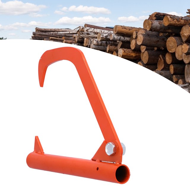 LYUMO Log Lifter High‑Strength Carbon Steel Outside Coating Strong Support Shrill Hook Tools,Log Lifter,Log Hauler