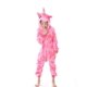 thumbnail image 3 of Pijama de una pieza con dibujos de animales para niños, ropa de hogar de manga larga de franela con diseño de caballo y cielo estrellado de arcoíris, 3 of 6