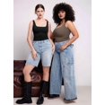 thumbnail image 6 of Women'S Tank Top Fitted Square Neck Casual Basic Summer Tank Sleeveless Tops Black XXL, 6 of 9