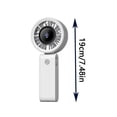 thumbnail image 3 of Handheld Fan High-Power Motor LED Display 10 Hrs 3600mAh Rechargeable 5-Speed Foldable Portable Fan For Travel Beach, 3 of 6