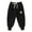 Black, variant on Kids Boys Girls Pants Autumn Winter Warm Thick Casual Corduroy Trousers