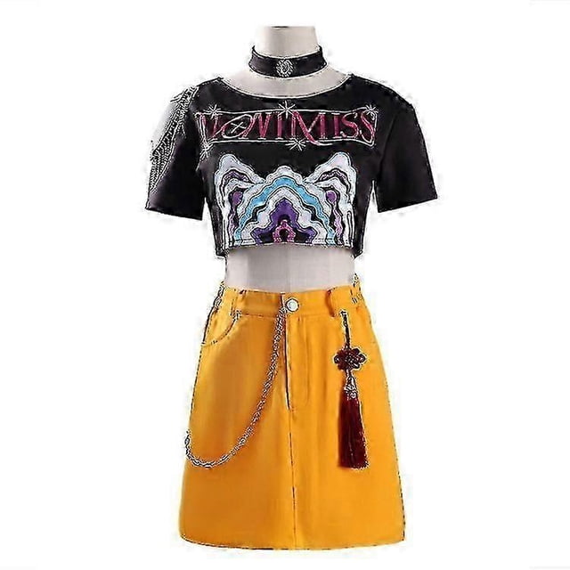 Kpop Demon Hunters Zoey Mira Rumi Cosplay Costume Set Halloween Party Fancy Dress For Womens S-xxl _a A