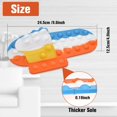 thumbnail image 3 of Jinsinto Decompression Bubble Slippers, Pop It Fidget Toy Rodent Pioneer Slippers, Colorful Pop Bubble Slippers Comfortable Relaxing, 3 of 6
