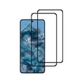 thumbnail image 3 of [2 Pack] Black Tempered Glass Screen Protector Frontier Protective Protector for Google Pixel 8 Pro 2023, 3 of 8