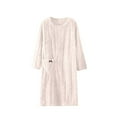 thumbnail image 2 of Flannel Nightgown Fleece Material Cozy Plush Warm Winter Sleep Dress, 2 of 8