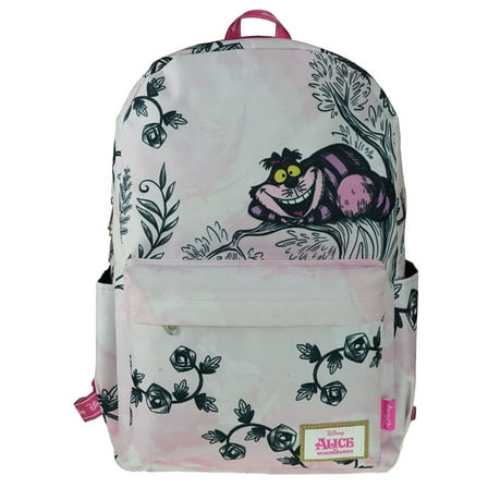 Disney Classics Alice in Wonderland Cheshire Cat 17" Backpack with Laptop Slot-