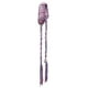 thumbnail image 5 of Banda para el cabello estilo bohemio para mujer, bonita bandana retro suave para el cabello para adolescentes, mujeres, fiestas deportivas morado claro, 5 of 8