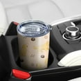 thumbnail image 5 of 20 Oz Golden Retriever Coffee Tumbler Double Wall Insulated Stainless Steel Water Bottle | Metal Reusable Thermoses Flask with Cup Cap | Leak & Sweat Proof with Anti-Dust Lid, 5 of 7