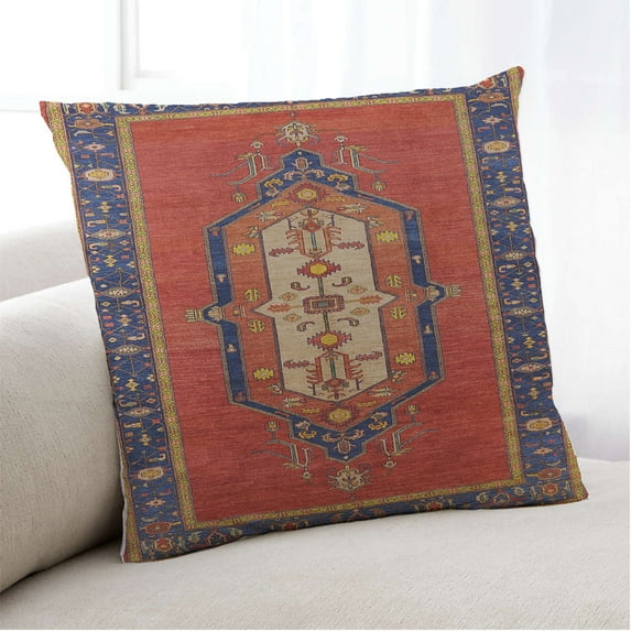 Ahgly Company Indoor Square Mid-Century Modern Throw Pillow, 18 inch by 18 inch