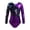 Purple, variant on DPOIS Kids Girls' Gymnastics Leotards Long Sleeve Ballet Dance Leotard Purple 10