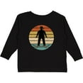 thumbnail image 3 of Inktastic Skateboarding Retro Sunset Skateboarder Boys Long Sleeve Toddler T-Shirt, 3 of 5