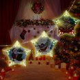 thumbnail image 4 of Cuadros Decorativos 5D DIY Diamond Painting Árbol de Navidad LED luces de estrellas colgantes (GSD02) Tmvgtek embutido en tela, 4 of 8