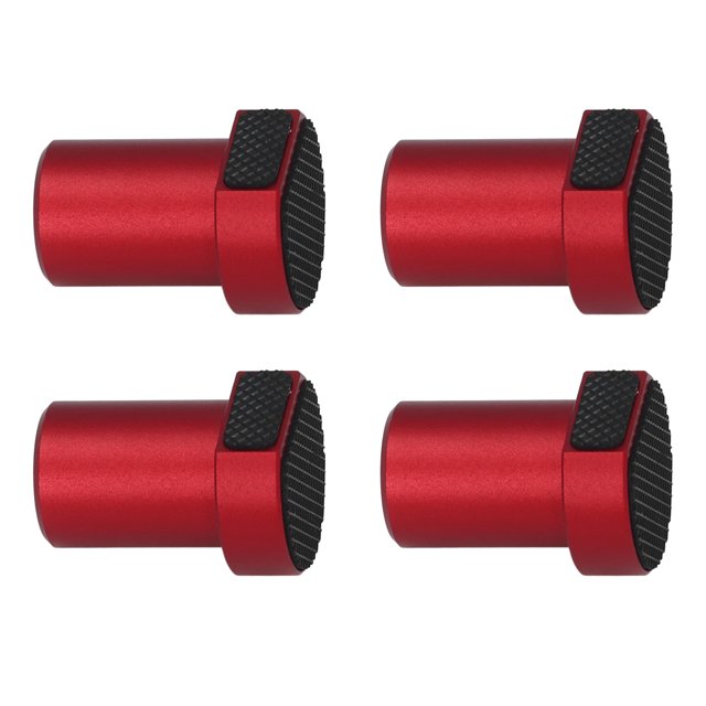 Tope De Banco Para Agujeros De Carpintería, Perros De Banco De 20 Mm, Almohadilla Antideslizante Superior Lateral Multiusos, 4 Piezas, Color Rojo Para Fijación De Sujeción De