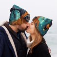 thumbnail image 5 of Pofeuu Cartoon Pumpkin Skull Print Beanie Hat for Men Women Knit Winter Hat Warm Cuffed Skull Beanie Slouchy Soft Unisex, 5 of 6