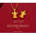 thumbnail image 7 of K-KED 24K Yellow Gold Plated Fashion Delicate Jewelry Little God of Wealth Women Necklace 18in, 7 of 7