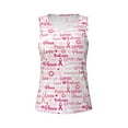 thumbnail image 5 of Goofa Breast Cancer Ribbons Awareness Printed Womens Workout Tops for Women Sleeveless Yoga Shirts Athletic Running Tank Tops Sleeveless Gym Clothes Workout Apparel-Medium, 5 of 9