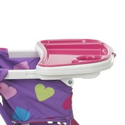 Cosco Kids Simple Fold Deluxe High Chair, Monster Shelley