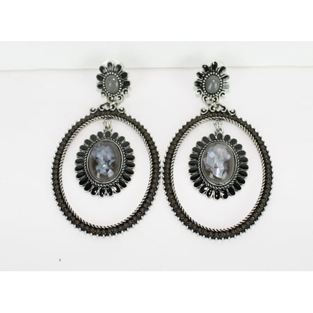 - LF7 Womens Tear Drop & Beaded Fashion Aztec Tribal Boho Indian Vintage Design Dangle Earrings
