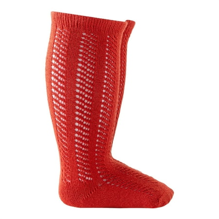 

Binpure Baby Knee High Socks Soft Knit Long Socks Hollow Out Long Stockings for Infants