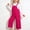 Hot Pink, variant on Girls Overalls Size 4-5 Year Cute Suspenders Pants Solid Comfortable Dance Choir Performance Casual Overalls for Kids Green