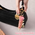 thumbnail image 2 of Lip Balm Keychain Charm with Mirror - Stainless Steel Mesh Bag Keychains, Lipstick Storage Case for Women Purse, 2 of 7