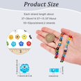 thumbnail image 4 of 100Pcs Flower Shaped Evil Eye Bead Flat 7mm Handmade Lampwork Beads, 4 of 9