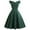 B163 Green plus size summer dresses Clearance Under $5, variant on Fashion Flash Deals Cagogo Women Vintage Off Shoulder High Waist Elegant Evening Party Dress V Neck Short Sleeves Wedding Cocktail A Line Midi Gown Audrey Hepburn Dress