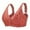 Brown, variant on Women Daily Comfort Bra Supportive Lace Front Closure Bra Adjustable Wide Straps Full Coverage Comfort for Mature Figures 42 Brown
