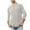 Gray, variant on Mlzmgr Plus Size Long Sleeve Shirts for Men Crewneck Pullover Athletic Cotton Shirts Breathable Mens Shirts S-5XL