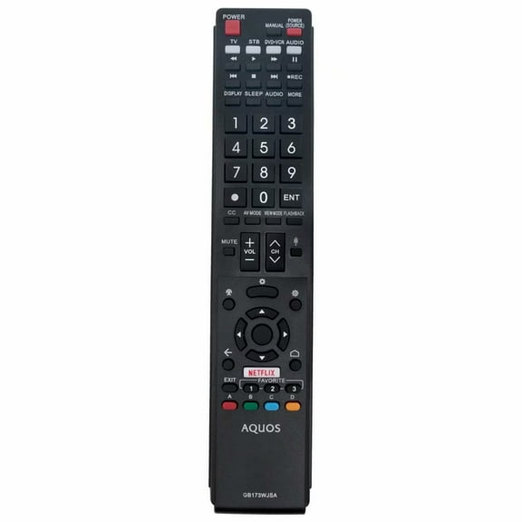New GB173WJSA RRMCGB173WJSA Remote Control for Sharp Aquos TV LC70UH30U LC70UE30U LC70UC30U