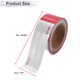 thumbnail image 4 of Cinta Reflectante Unique Bargains 29.53ft x 1.97" Cinta Adhesiva de Advertencia Argyle para Exteriores Reflector para Coches Camiones PET Rojo, Blanco 1 Pc, 4 of 7