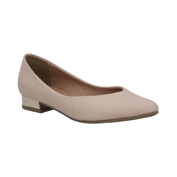 Zapatos Dama Cosmo Paris by Beser Cerrada Tacón Plano Rosa 5704