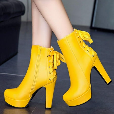 

OKBOP Women s Middle Mid Calf Boots-Non Slip Shoes for Women Christmas Sock Boots Fashion Zipper Dress Warm Winter Womens Boots Clearance